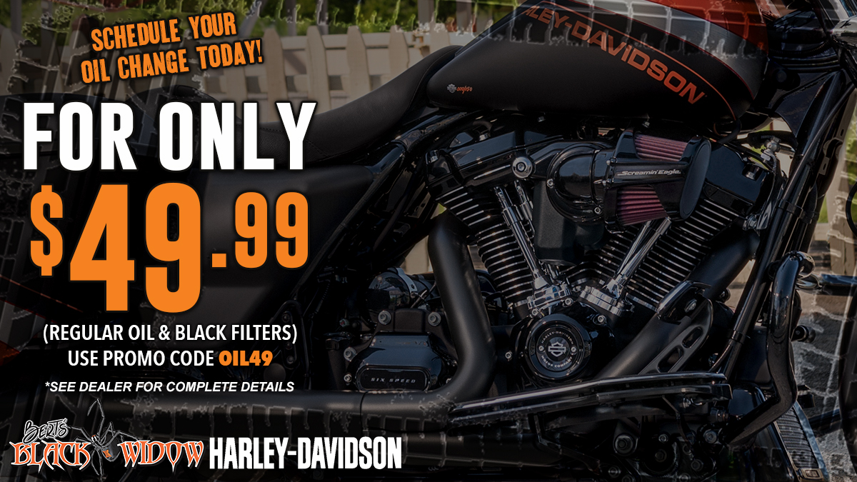 full synthetic oil change at Clearwater Harley-Davidson dealership